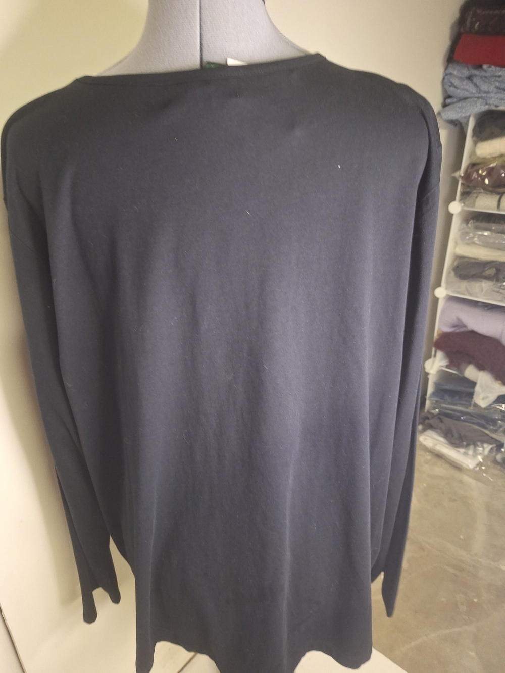 NWT Ralph Lauren Black Longsleeved T Shirt                 Size 3X